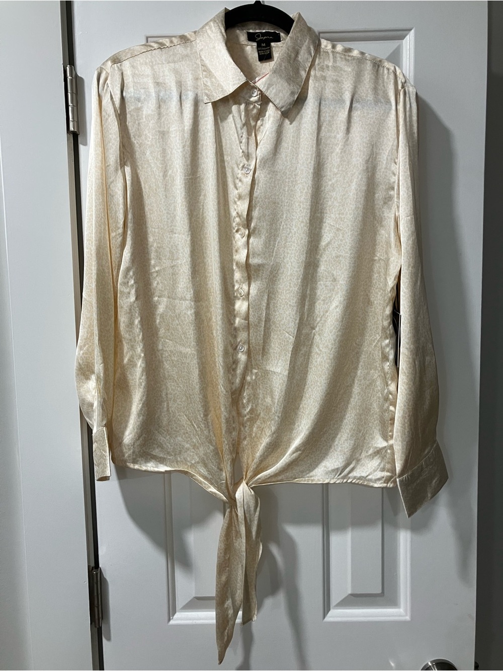 JAPNA Blouse peach and cream